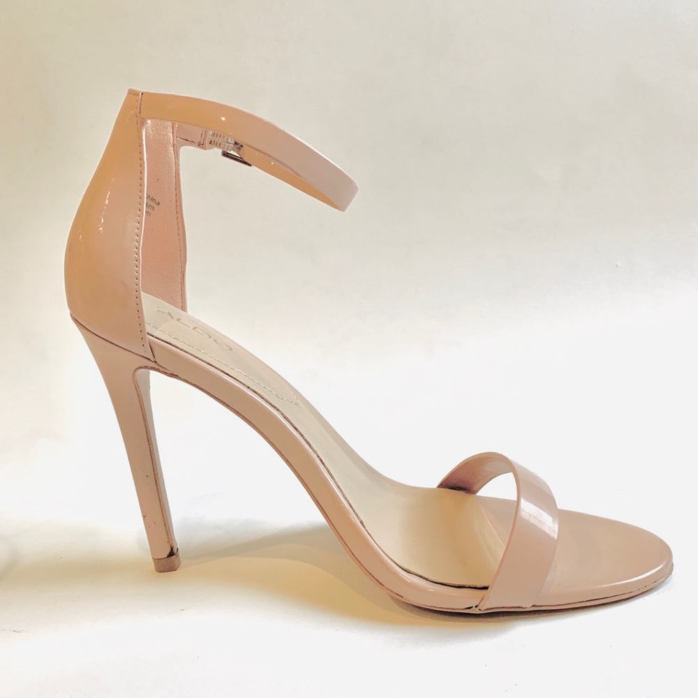 Aldo Nude Ankle Strap Sandal